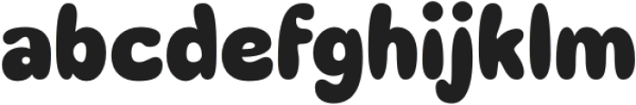 Grooley Regular otf (400) Font LOWERCASE