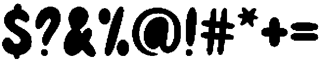 Groove Bounce Color otf (400) Font OTHER CHARS