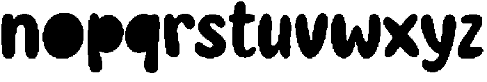 Groove Bounce Color otf (400) Font LOWERCASE