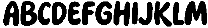 Groove Bounce Regular ttf (400) Font UPPERCASE