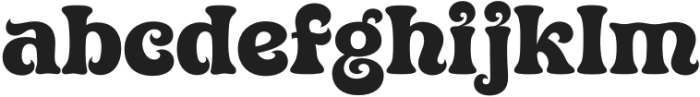 Groovecore-Bold otf (700) Font LOWERCASE