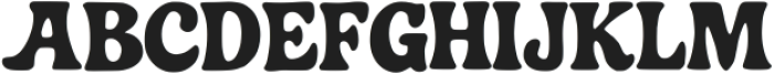 Groovilicious Regular otf (400) Font UPPERCASE