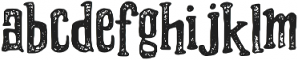 Grooving Textured otf (400) Font LOWERCASE