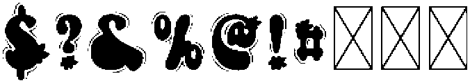 Groovy Bloom Regular otf (400) Font OTHER CHARS