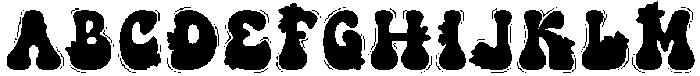 Groovy Bloom Regular otf (400) Font UPPERCASE