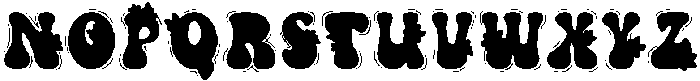 Groovy Bloom Regular otf (400) Font UPPERCASE