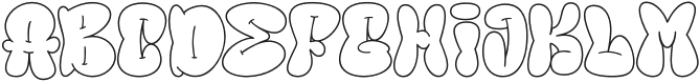 Groovy Bombs Outline otf (400) FONT