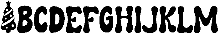 Groovy Christmas Regular otf (400) Font UPPERCASE