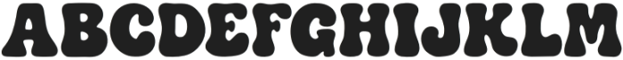 Groovy Chunk Regular otf (400) Font UPPERCASE