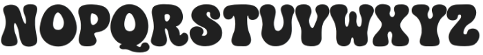 Groovy Chunk Regular otf (400) Font UPPERCASE