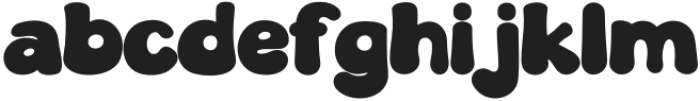 Groovy Era Regular otf (400) Font LOWERCASE