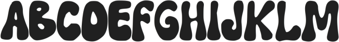 Groovy Font Regular otf (400) Font UPPERCASE