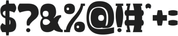 Groovy Funky Bold otf (700) Font OTHER CHARS
