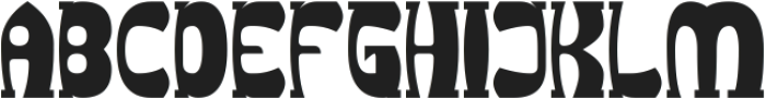 Groovy Funky Bold otf (700) Font UPPERCASE