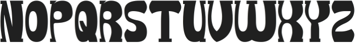 Groovy Funky Bold otf (700) Font UPPERCASE