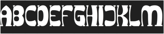 Groovy Funky-Inverse otf (400) Font UPPERCASE