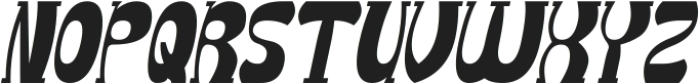 Groovy Funky Italic otf (400) Font UPPERCASE
