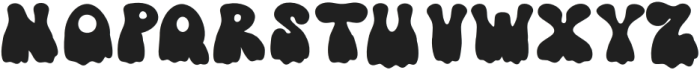 Groovy Ghost Regular otf (400) Font LOWERCASE