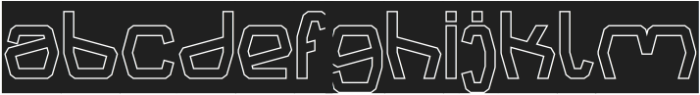 Groovy Kind Of Life-Hollow otf (400) Font LOWERCASE
