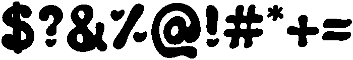 Groovy Love Regular otf (400) Font OTHER CHARS