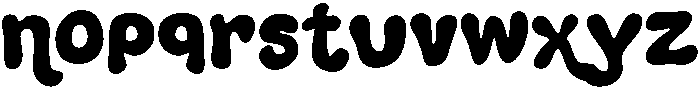 Groovy Love Regular otf (400) Font LOWERCASE