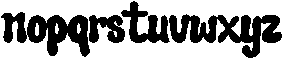 Groovy Love Regular otf (400) Font LOWERCASE