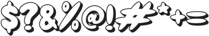 Groovy Magic Extrude otf (400) Font OTHER CHARS