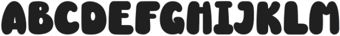 Groovy Magical Regular otf (400) Font UPPERCASE