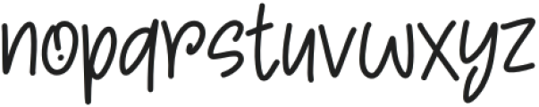 Groovy Master Handwritten otf (400) Font LOWERCASE