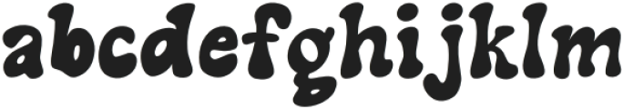 Groovy Master Regular otf (400) Font LOWERCASE