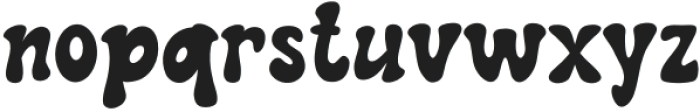 Groovy Master Regular otf (400) Font LOWERCASE