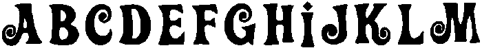 Groovy Psychedelic Fonts Regular otf (400) Font UPPERCASE