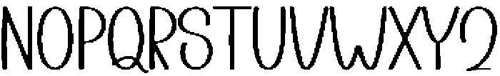Groovy Rainbow Regular otf (400) Font UPPERCASE