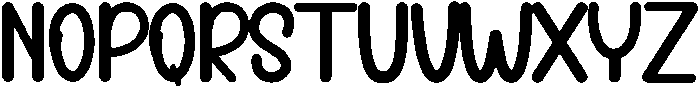 Groovy Regular otf (400) Font UPPERCASE