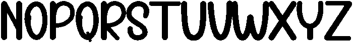 Groovy Regular otf (400) Font LOWERCASE