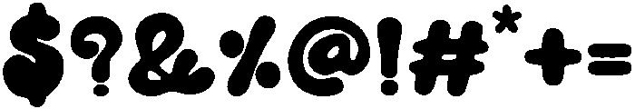 Groovy Regular otf (400) Font OTHER CHARS