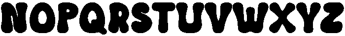 Groovy Regular otf (400) Font UPPERCASE