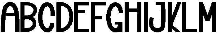 Groovy Regular otf (400) Font UPPERCASE