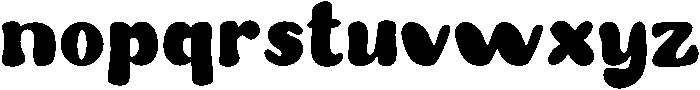 Groovy-Regular otf (400) Font LOWERCASE