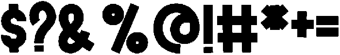 Groovy Regular otf (400) Font OTHER CHARS