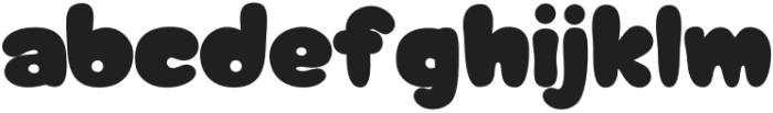 Groovy Retro Glyphs Regular otf (400) Font LOWERCASE