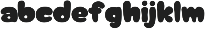 Groovy Retro Glyphs Regular ttf (400) Font LOWERCASE