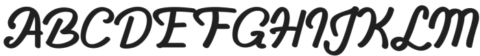 Groovy Shoeline otf (400) Font UPPERCASE