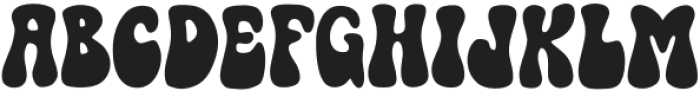 Groovy Star Regular otf (400) Font UPPERCASE