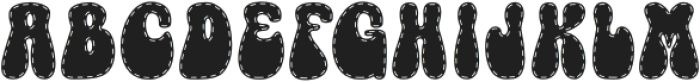 Groovy Stitch otf (400) Font UPPERCASE