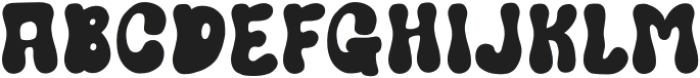 Groovy Sunday Regular otf (400) Font UPPERCASE