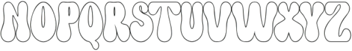 Groovy Syndrome Outline otf (400) Font UPPERCASE