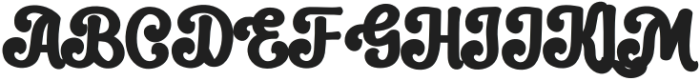 Groovy Vintage Regular otf (400) Font UPPERCASE