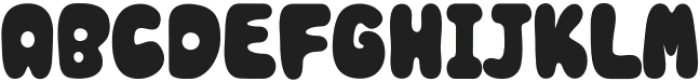 Groovy Wave Regular otf (400) Font UPPERCASE