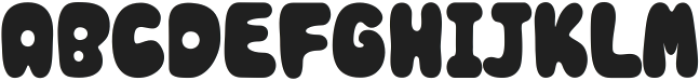 Groovy Wave Regular ttf (400) Font UPPERCASE